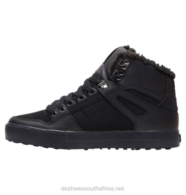 Black PR2L304 DC Shoes Men's Pure High-Top Winter Shoes