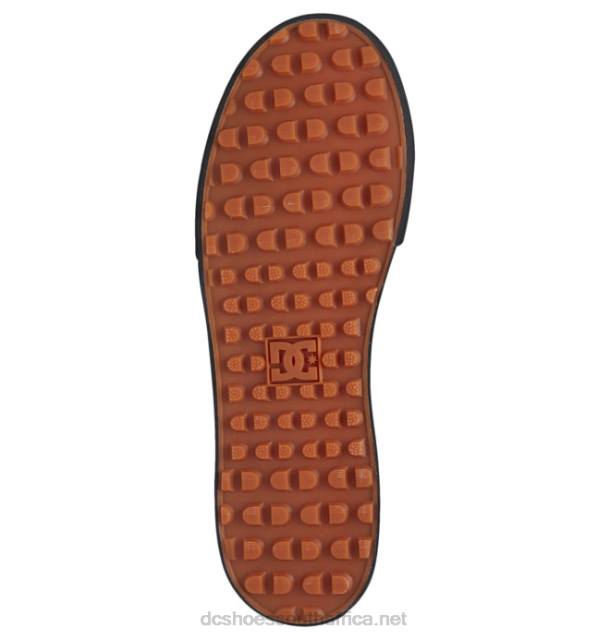 Wheat/Black PR2L299 DC Shoes Men's Pure High-Top Winter Shoes