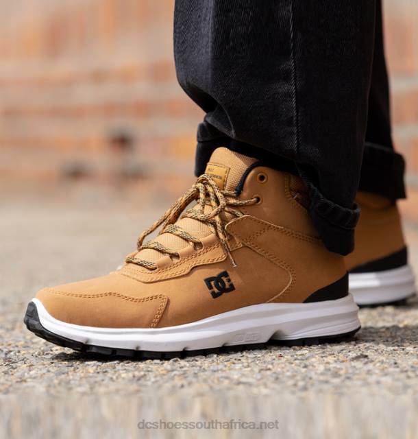 Wheat/Black PR2L334 DC Shoes Men's Mutiny Water-Resistant Winter Boots