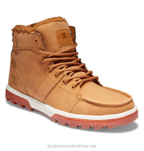 Wheat/Dk Chocolate PR2L227 DC Shoes Men's Woodland Boots Winter Boots