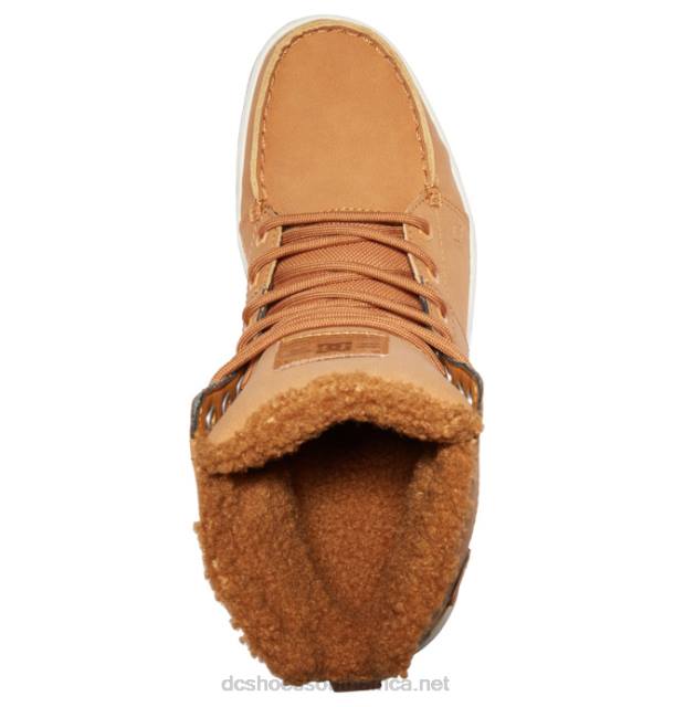 Wheat/Dk Chocolate PR2L227 DC Shoes Men's Woodland Boots Winter Boots