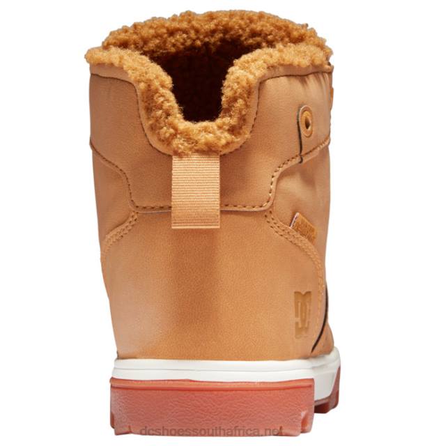 Wheat/Dk Chocolate PR2L227 DC Shoes Men's Woodland Boots Winter Boots