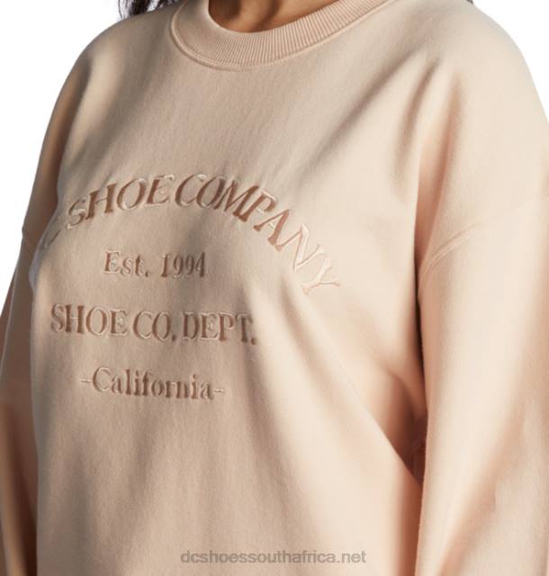 Cream Tan PR2L482 DC Shoes Women's Weekend Sweatshirt