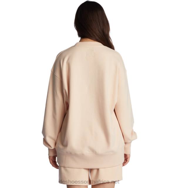 Cream Tan PR2L482 DC Shoes Women's Weekend Sweatshirt