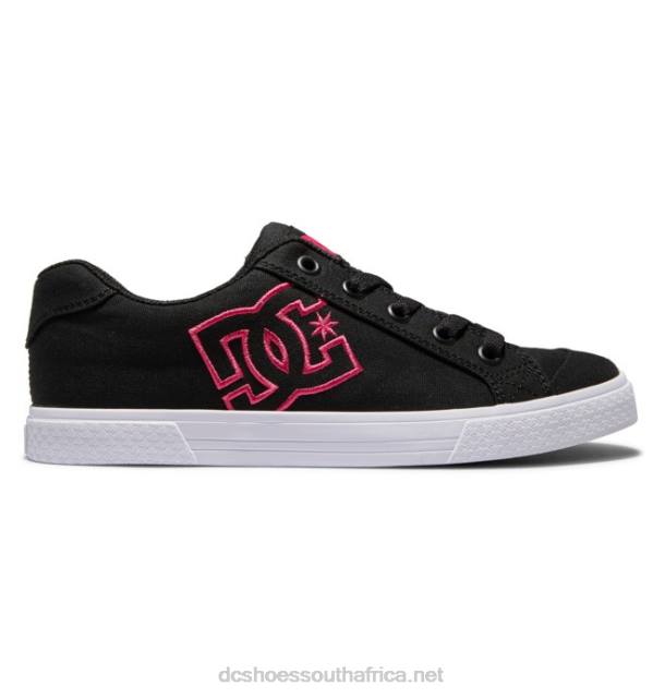 Black/Crazy Pink PR2L449 DC Shoes Women's Chelsea Shoes