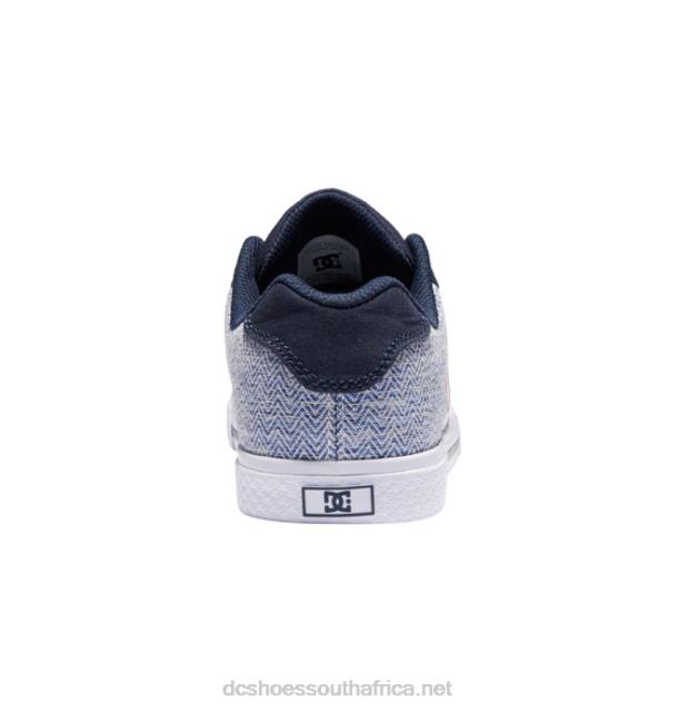 Blue/White PR2L444 DC Shoes Women's Chelsea Shoes