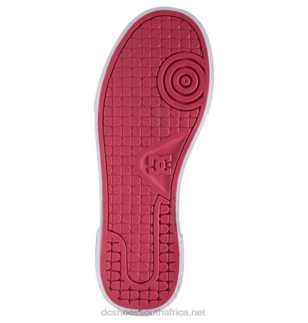 White/Crazy Pink PR2L461 DC Shoes Women's Chelsea Shoes