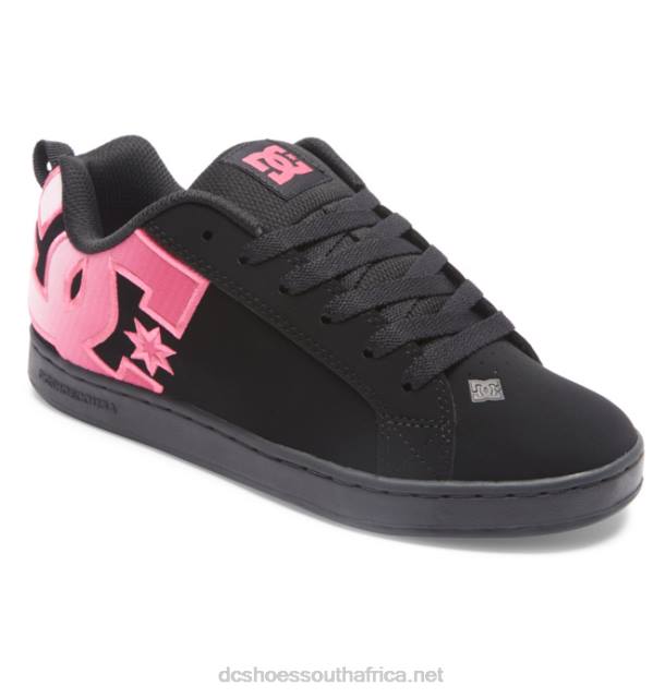 Black Gradient PR2L441 DC Shoes Women's Court Graffik Shoes