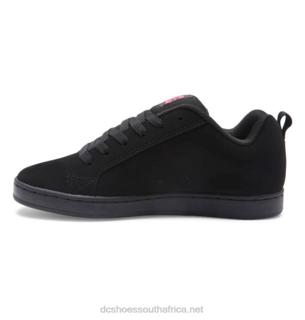 Black Gradient PR2L441 DC Shoes Women's Court Graffik Shoes