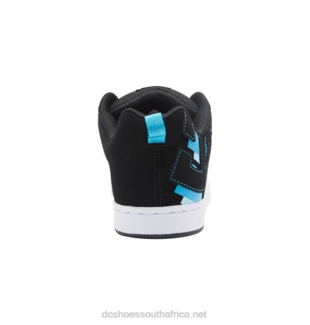 Black/Hawaiian Ocean PR2L447 DC Shoes Women's Court Graffik Shoes