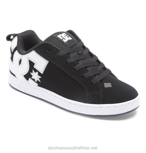 Black/White Stencil PR2L438 DC Shoes Women's Court Graffik Shoes
