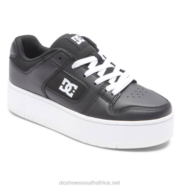 Black/White PR2L489 DC Shoes Manteca 4 Platform Shoes for Women