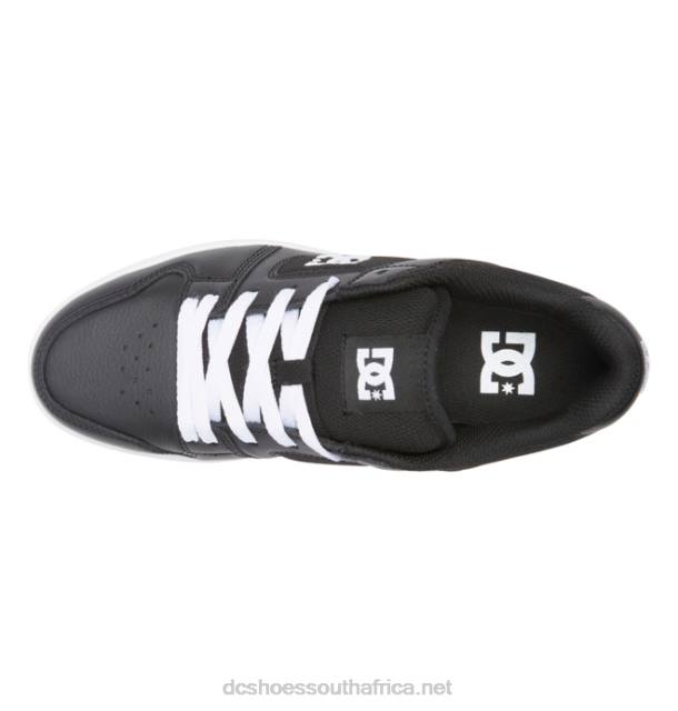 Black/White PR2L489 DC Shoes Manteca 4 Platform Shoes for Women