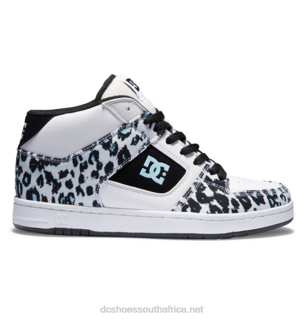 Cheetah Print PR2L468 DC Shoes Manteca 4 Mid - Mid-Top Shoes for Women