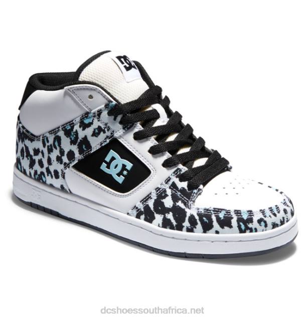 Cheetah Print PR2L468 DC Shoes Manteca 4 Mid - Mid-Top Shoes for Women