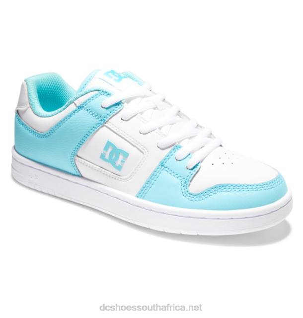 White/Blue Radiance PR2L499 DC Shoes Women's Manteca 4 Shoes