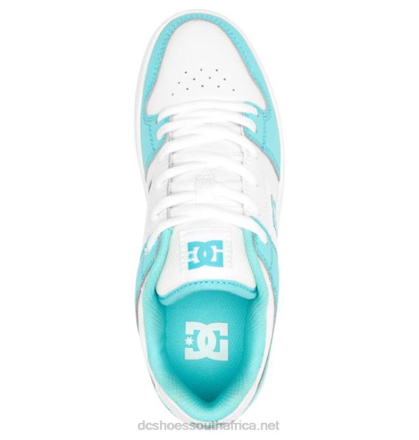 White/Blue Radiance PR2L499 DC Shoes Women's Manteca 4 Shoes