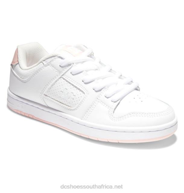 White/Pink PR2L503 DC Shoes Women's Manteca 4 Shoes