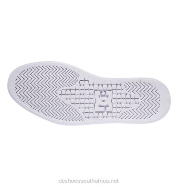 White/Black/Flower PR2L471 DC Shoes Women's Manual Hi Platform High-Top Shoes