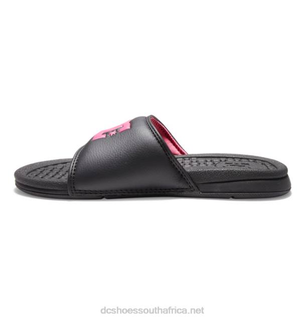 Black/Pink PR2L501 DC Shoes Women's Bolsa Sandals