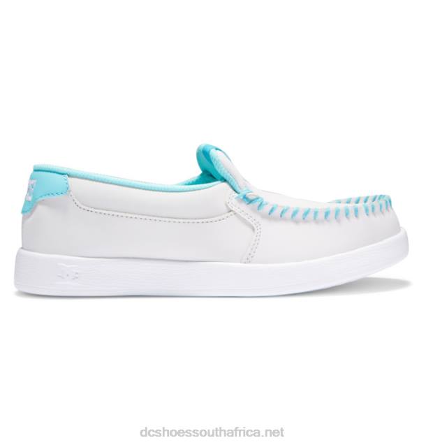Grey/Green PR2L435 DC Shoes Women's Villain Slip On Shoes